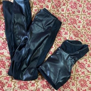 Women's Fabletics sports bra and leggings set